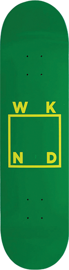 WKND LOGO SKATEBOARD DECK-8.25 GREEN