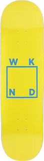 WKND LOGO SKATEBOARD DECK-8.6 YELLOW