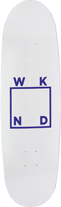 WKND LOGO SKATEBOARD DECK-9.0 WHITE