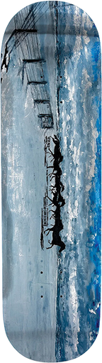 WKND CONSIDINE SILVER STALLION SKATEBOARD DECK-8.5 BLUE