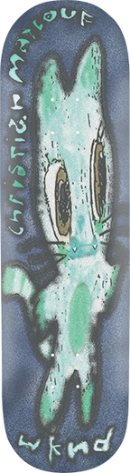 WKND MAALOUF ANOTHER CAT SKATEBOARD DECK-8.25 GREY