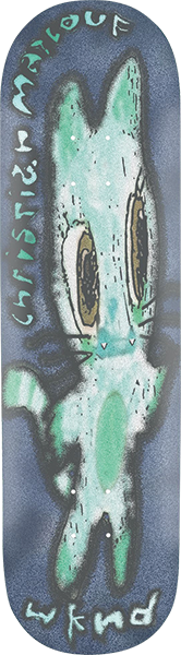 WKND MAALOUF ANOTHER CAT SKATEBOARD DECK-8.25 GREY