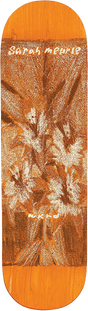 WKND MEURLE POSY SKATEBOARD DECK-8.25 ORANGE