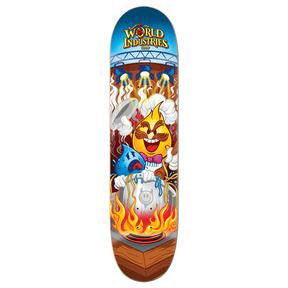 WORLD INDUSTRIES COOKED SKATEBOARD DECK-8.1