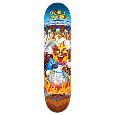 WORLD INDUSTRIES COOKED SKATEBOARD DECK-8.1