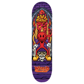 WORLD INDUSTRIES DEVILMAN STAINED GLASS SKATEBOARD DECK-8.25