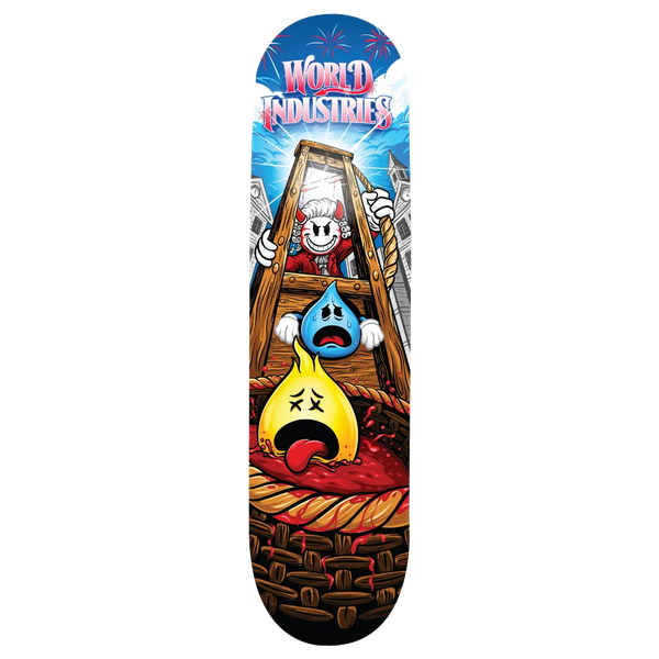 WORLD INDUSTRIES GUILLOTINE SKATEBOARD DECK-8.5