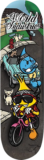 WORLD INDUSTRIES HOMIEZ SKATEBOARD DECK-8.25