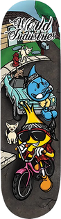 WORLD INDUSTRIES HOMIEZ SKATEBOARD DECK-8.25