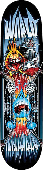 WORLD INDUSTRIES HEAVY METAL SKATEBOARD DECK-8.5