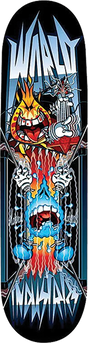 WORLD INDUSTRIES HEAVY METAL SKATEBOARD DECK-8.5