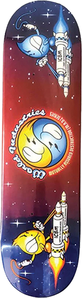 WORLD INDUSTRIES NEW BATTLE SKATEBOARD DECK-7.75 w/ grip