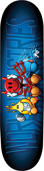 WORLD INDUSTRIES SEE NO EVIL SKATEBOARD DECK-8.25