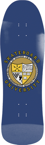 WORLD INDUSTRIES SKATEBOARD UNIVERSITY SKATEBOARD DECK-8.5 NAVY EX7