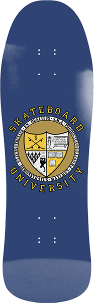 WORLD INDUSTRIES SKATEBOARD UNIVERSITY SKATEBOARD DECK-8.5 NAVY EX7