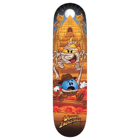 WORLD INDUSTRIES TEMPLE OF DOOM SKATEBOARD DECK-8.5