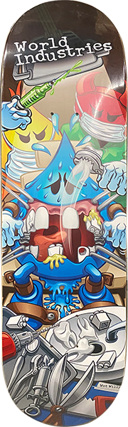 WORLD INDUSTRIES TOOTHACHE SKATEBOARD DECK-8.3