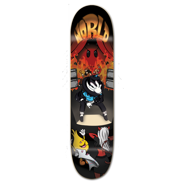 WORLD INDUSTRIES WILLY JACKSON SKATEBOARD DECK-8.3