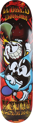 WORLD INDUSTRIES KLEMME CLOWNS SKATEBOARD DECK-8.3