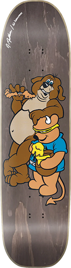 WORLD INDUSTRIES MULLEN BEAR SKATEBOARD DECK-7.37 BROWN