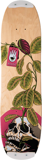 WALTZ LIFE SKATEBOARD DECK-7.6X28.7 NAT W/SKID PLATES