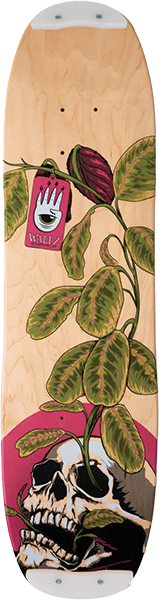 WALTZ LIFE SKATEBOARD DECK-7.6X28.7 NAT W/SKID PLATES