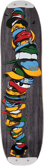 WALTZ OSTERMAN PRO SKATEBOARD DECK-7.6X28.7 BLK W/SKID PLATES