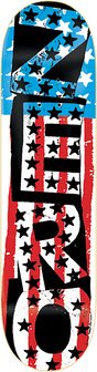 ZERO AMERICAN PUNK DECK-8.25 WHT/RED/BLU w/ grip