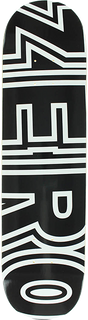 ZERO BOLD SKATEBOARD DECK-7.5 BLACK/WHT