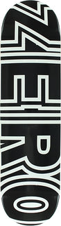 ZERO BOLD SKATEBOARD DECK-8.0 BLACK/WHT