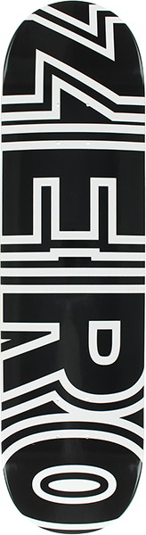 ZERO BOLD SKATEBOARD DECK-8.25 BLACK