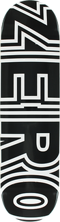 ZERO BOLD SKATEBOARD DECK-8.25 BLACK