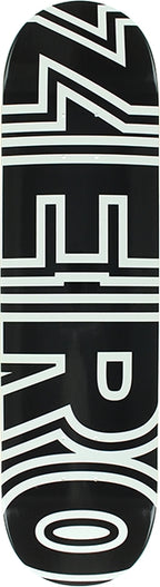 ZERO BOLD SKATEBOARD DECK-8.5 BLACK/WHT
