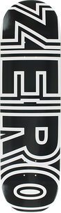 ZERO BOLD SKATEBOARD DECK-8.75 BLACK/WHT