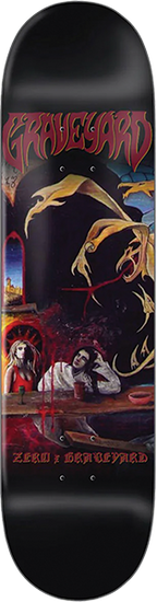 ZERO GRAVEYARD SELF TITLED SKATEBOARD DECK-8.25