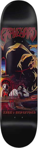 ZERO GRAVEYARD SELF TITLED SKATEBOARD DECK-8.25