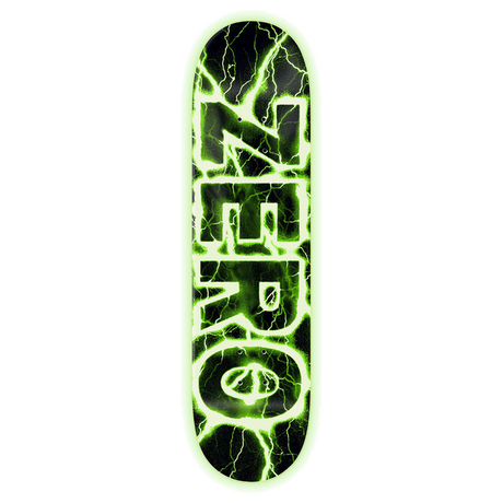 ZERO LIGHTNING 30YR SKATEBOARD DECK-8.25 GLOW