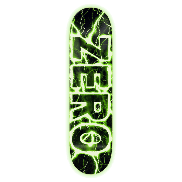 ZERO LIGHTNING 30YR SKATEBOARD DECK-8.25 GLOW