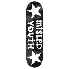 ZERO MISLED YOUTH 30YR SKATEBOARD DECK-8.25 BLK/WHT