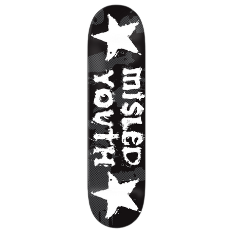 ZERO MISLED YOUTH 30YR SKATEBOARD DECK-8.25 BLK/WHT
