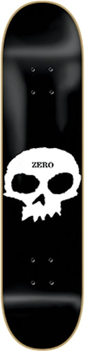 ZERO SINGLE SKULL SKATEBOARD DECK-8.5