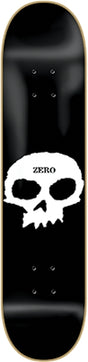 ZERO SINGLE SKULL SKATEBOARD DECK-8.5