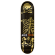 ZERO ALLIE HEADCASE 30YR SKATEBOARD DECK-8.25 GOLD FOIL