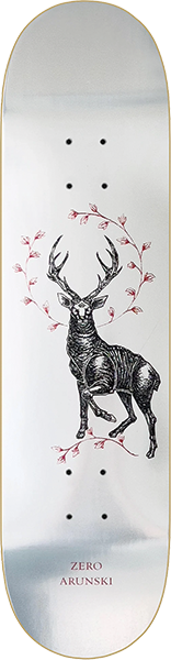 ZERO ARUNSKI MICAH ULRICH STAG SKATEBOARD DECK-8.5