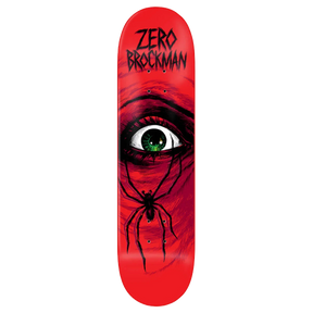 ZERO BROCKMAN WOLFSPIDER 30YR SKATEBOARD DECK-8.5 RED