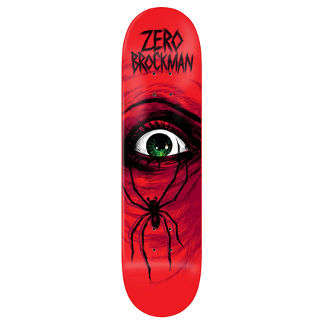 ZERO BROCKMAN WOLFSPIDER 30YR SKATEBOARD DECK-8.5 RED