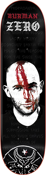 ZERO BURMAN HEADWOUND SKATEBOARD DECK-8.5