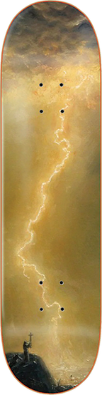 ZERO DERN LEWANDOWSKI 3 SKATEBOARD DECK-8.37 POWER OF NATURE