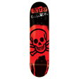 ZERO ELLINGTON STENCIL 30YR SKATEBOARD DECK-8.25 RED