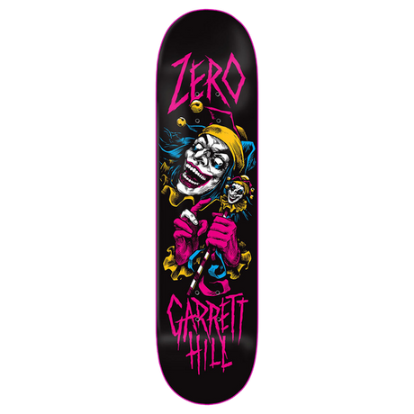 ZERO HILL JESTER 30YR SKATEBOARD DECK-8.25 PINK